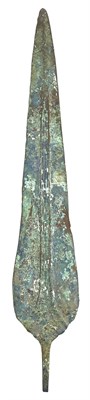 Lot 109 - Patinated Bronze Sword Plate Persian, circa...