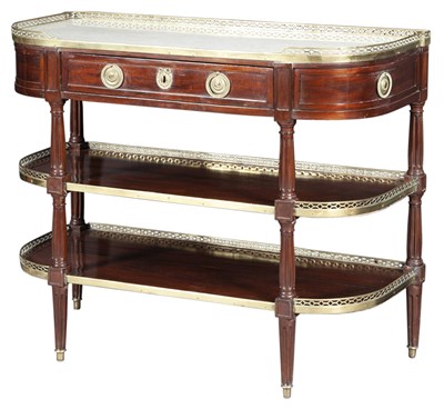 Lot 229 - Louis XVI Brass-Mounted Mahogany Console...