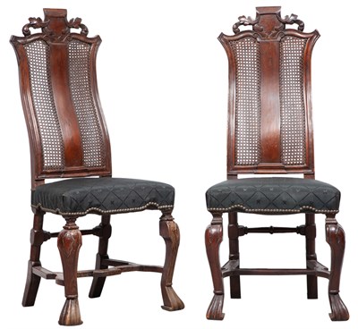 Lot 239 - Pair of North European Baroque Walnut and Oak...