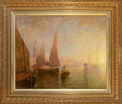 Lot 75 - George Inness Jr. American, 1854-1926 Morning,...
