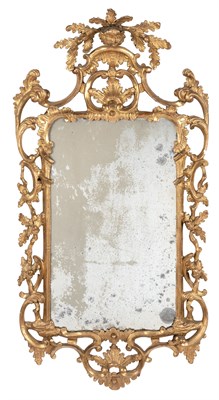 Lot 223 - George II Giltwood Mirror Mid-18th century The...