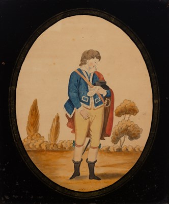 Lot 95 - English School 19th Century A Young Man in...