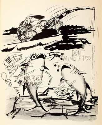 Lot 260 - [ANGLING-HUMOR] MARRON, EUGENIE MARIE. Caught...