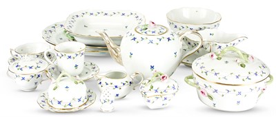 Lot 291 - Herend Porcelain 'Cornflower' Pattern Part...