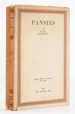 Lot 210 - LAWRENCE, D.[AVID] H.[ERBERT]. Pansies. London:...