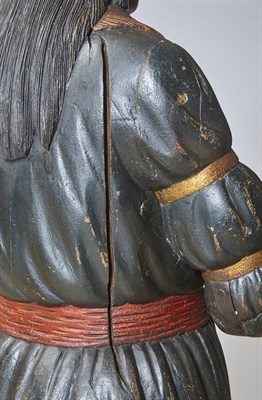 Lot 1401 - Carved and Polychrome Painted Tobacconist...