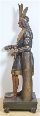 Lot 1401 - Carved and Polychrome Painted Tobacconist...