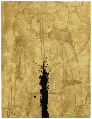 Lot 184 - Rufino Tamayo (1899-1991) FIGURA SOBRE ESTUCO...