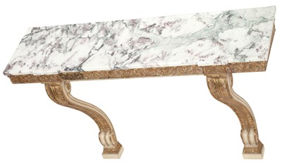 Lot 194 - Neoclassical Style Painted and Parcel-Gilt...