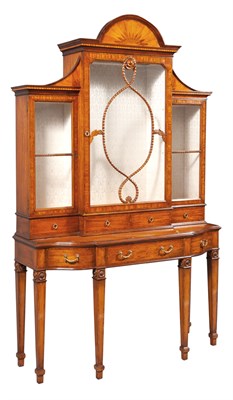 Lot 171 - George III Style Mahogany, Satinwood and...