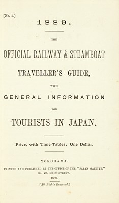 Lot 75 - [JAPAN] The Official Railway & Steamboat...