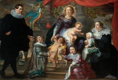 Lot 77 - Flemish School 17th Century The Virgin, the...