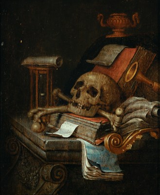 Lot 78 - Edwaert Collier Dutch, 1640-1702 Vanitas Still...