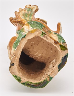 Lot 103 - A Chinese Sancai Glazed Pottery Earth Spirit...