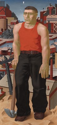 Lot 1120 - Harold J. Rabinovitz American, 1915-1944 Man...