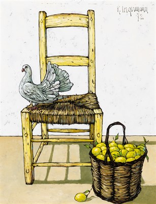 Lot 40 - Keith Ingermann American, 1929-2012 Pigeon on...