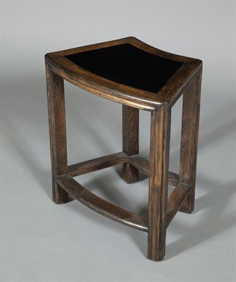 Lot 261 - Set of Six Stained Oak, Bamboo and Laminate...