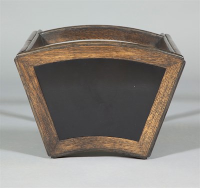 Lot 261 - Set of Six Stained Oak, Bamboo and Laminate...