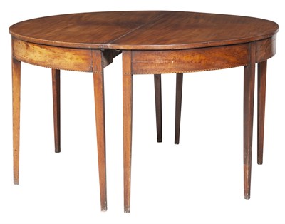 Lot 320 - Pair of George III Inlaid Mahogany Dining...