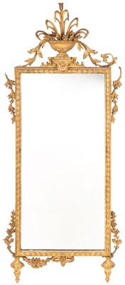 Lot 305 - Italian Neoclassical Giltwood Mirror Last...