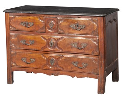 Lot 281 - Louis XV Provincial Walnut Commode Height 33...