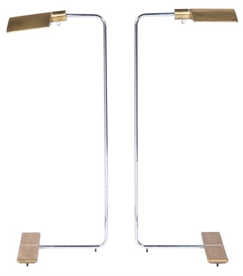 Lot 269 - Pair of Cedric Hartman Brass and Chrome...