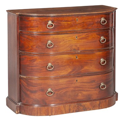 Lot 292 - George III Mahogany Chest of Drawers Late 18th...