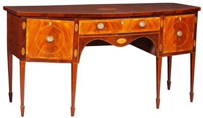 Lot 336 - George III Inlaid Mahogany, Tulipwood and...