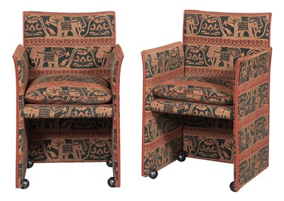 Lot 280 - Pair of Mario Bellini Upholstered Break...