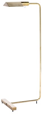 Lot 245 - Cedric Hartman Brass Floor Lamp With a tent...