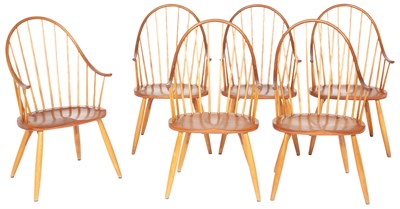Lot 291 - Set of Six Thomas Moser Cherry Dining...