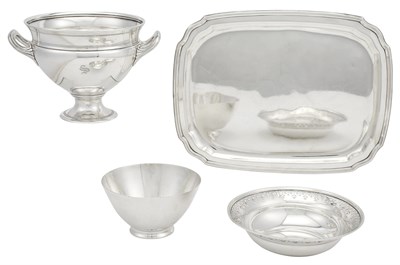 Lot 1153 - Four Tiffany & Co. Sterling Silver Table...