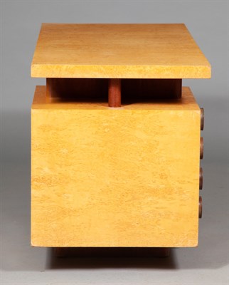 Lot 110 - Andrew Szoeke Burr Elm, Walnut and Mahogany...