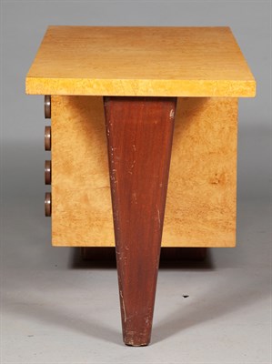Lot 110 - Andrew Szoeke Burr Elm, Walnut and Mahogany...