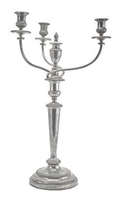 Lot 38 - George III Sheffield-Plated Four-Light...
