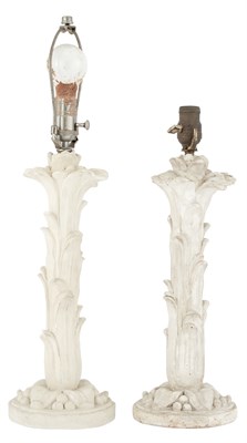 Lot 87 - Near Pair of Serge Roche Style Molded Plaster...