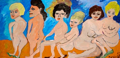 Lot 139 - Justin McCarthy American, 1892-1977 Six Nudes,...