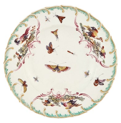 Lot 197 - Chelsea Porcelain Dessert Plate Circa 1760,...