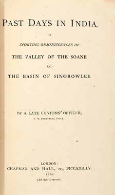 Lot 347 - [INDIA] "A LATE CUSTOMS OFFICER." Past Days in...