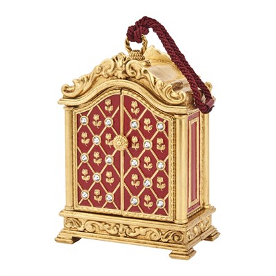 Lot 181 - Dolce & Gabbana Wood and Enamel 'Altar' Box Bag