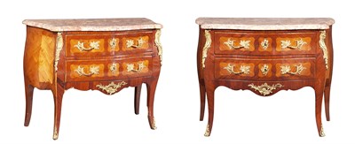 Lot 160 - Pair of Louis XV Style Gilt-Bronze Mounted...
