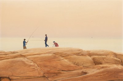 Lot 44 - Joseph (Joe) Keiffer American, b. 1952 Fishing...