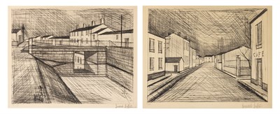 Lot 1076 - Bernard Buffet (1928-1999) LE CANAL; LA RUE...