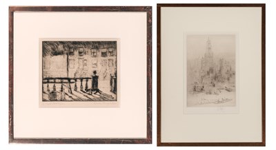 Lot 147 - Edwin Kaufman (1906-1939) NIGHT, BROOKLYN...