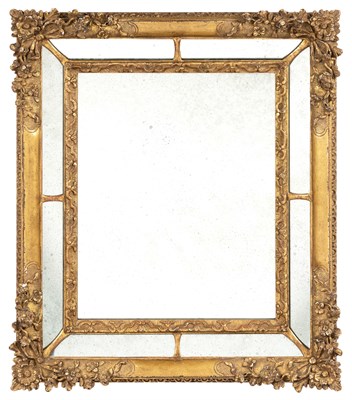 Lot 120 - Régence Style Giltwood Mirror The bordered...