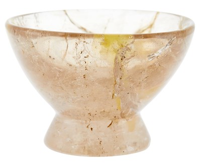 Lot 1011 - A Chinese Rock Crystal Bowl Qing Dynasty or...