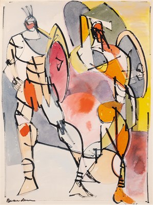 Lot 65 - Romare Bearden American, 1911-1988 Figures...