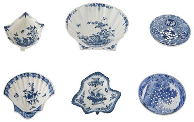 Lot 203 - Group of English Blue and White Porcelain...