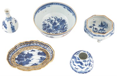 Lot 180 - Group of Chinese Small Blue and White...