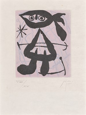 Lot 112 - Joan Miró (1893-1983) LA BAGUE D'AURORE (DUPIN...